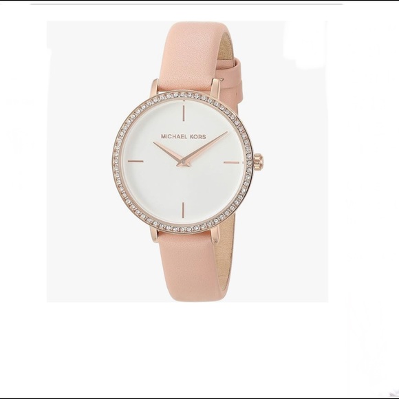 Michael Kors Women's Charley Three-Hand Rose Gold-Tone Alloy Watch MK2842 - Picture 2 of 10